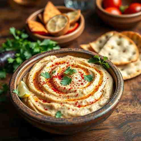 Egyptian Baba Ganoush - A Top Smoky Eggplant Dip for Salads & Sides